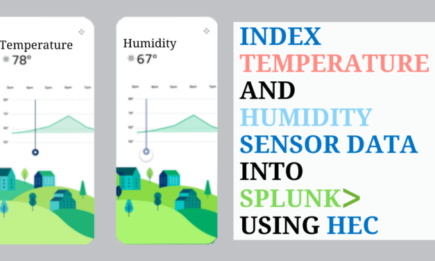 Index Temperature and Humidity Sensor Data into Splunk using HEC