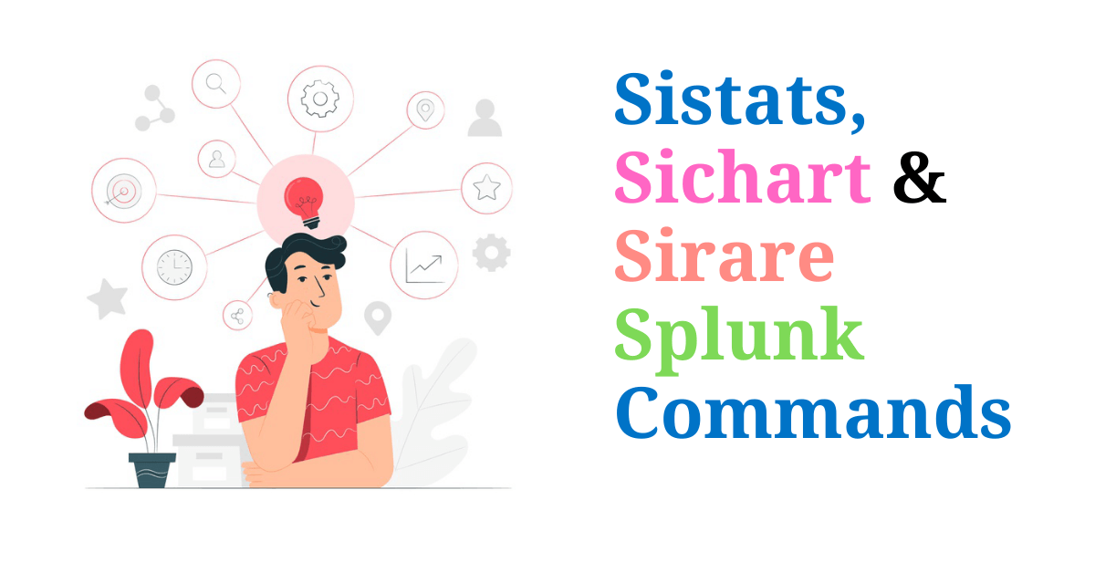 Sistats, sichart and sirare splunk commands