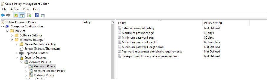 Windows Server Password Policy Configuration Guide - Avotrix